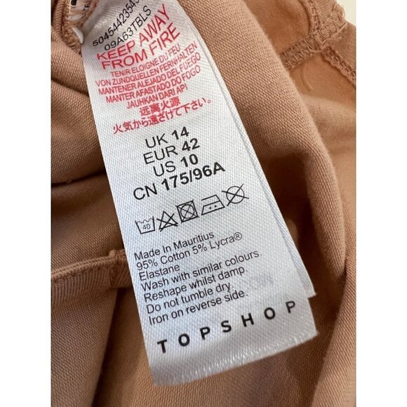 NWD TOPSHOP Size US10 Blush Pink Long Sleeve Ballet Wrap Top No.09A63TBLS - Picture 12 of 12